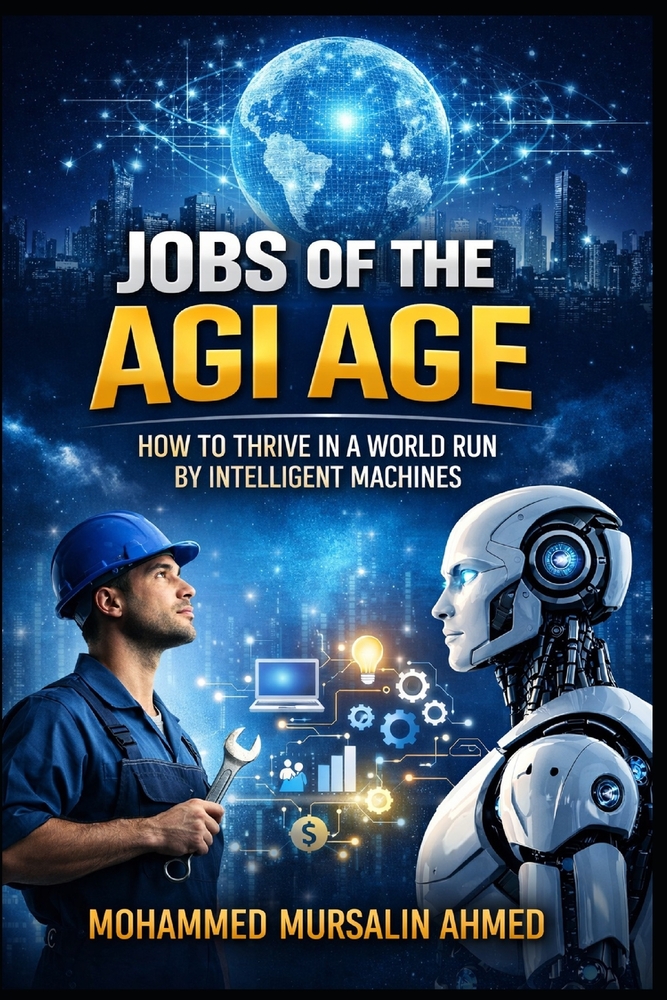 Jobs of the AGI Age: How to Thrive in a World Run by Intelligent Machines: A Complete Guide to Future-Proof Careers, Skills, and Opportunities cover