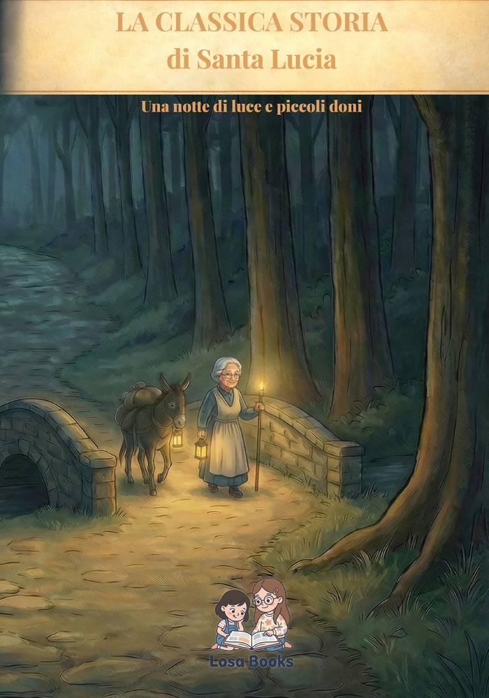 La classica storia Santa Lucia: Una notte di luce e piccoli doni cover