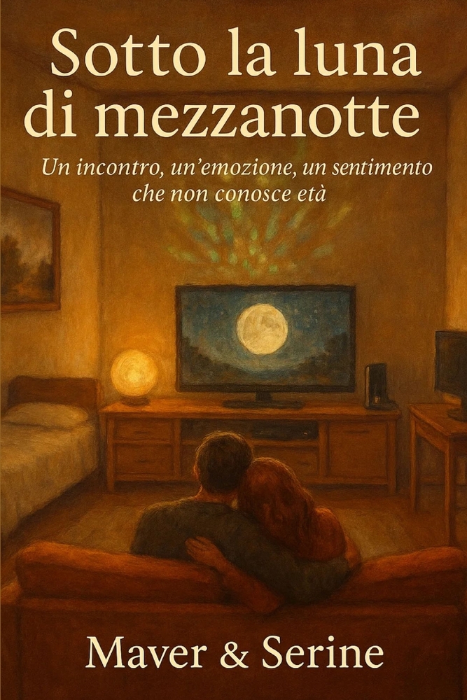 Sotto la luna di mezzanotte: Un incontro, un'emozione, un sentimento che non conosce età. cover