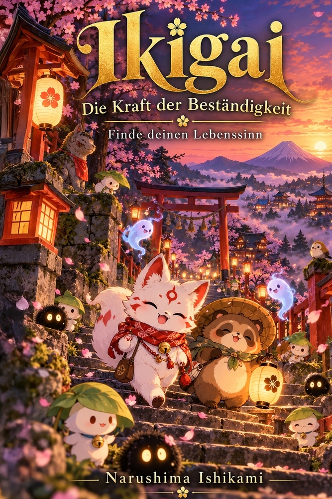 Ikigai - Die Kraft der Beständigkeit - Finde deinen Lebenssinn: IKIGAI - Die japanische Lebenskunst Die Weisheit aus Japan und Okinawa für Lebenssinn, cover