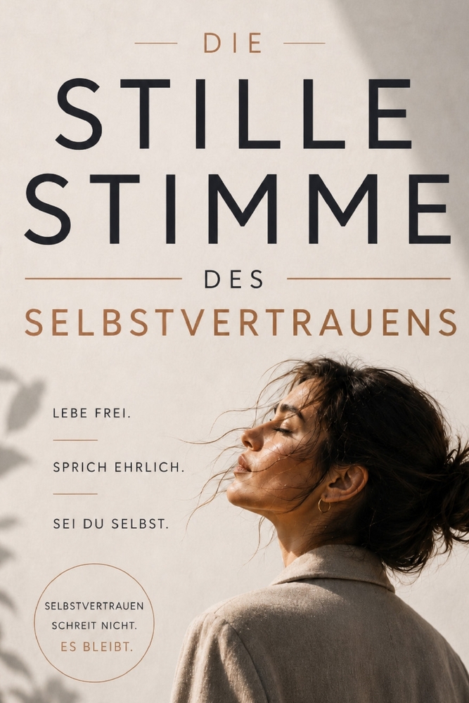 Die stille Stimme des Selbstvertrauens: Lebe frei. Sprich ehrlich. Sei du selbst. cover