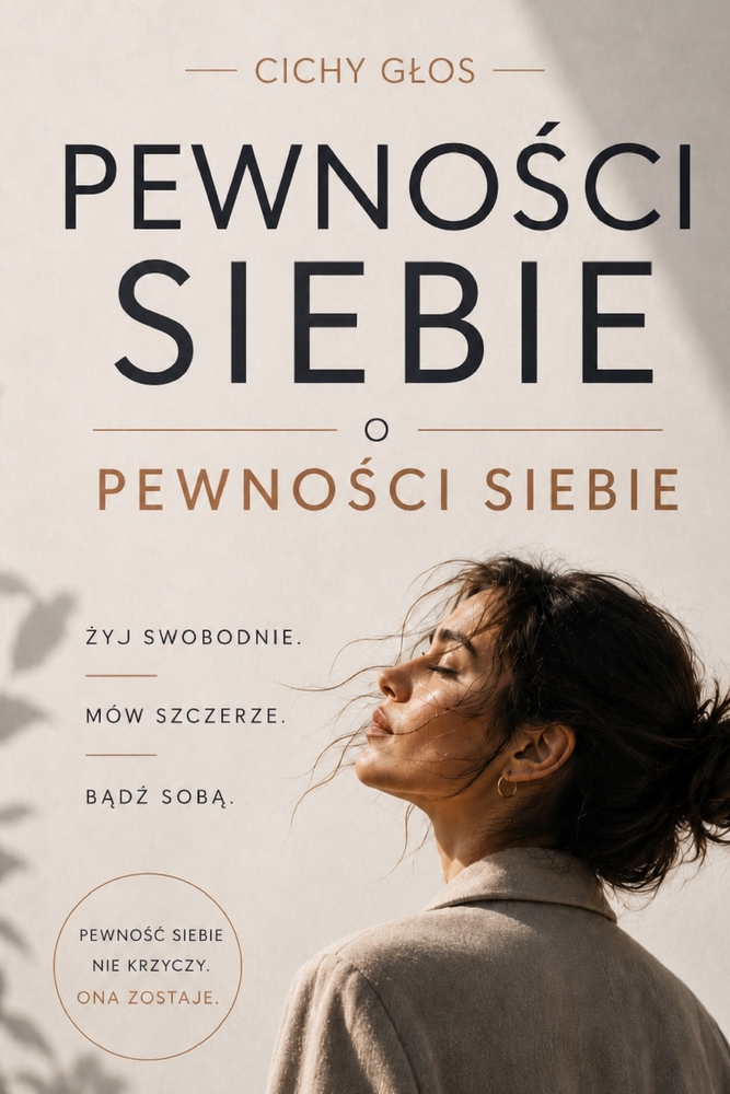 Cichy glos pewności siebie: żyj swobodnie. Mów szczerze. Bądź sobą. cover