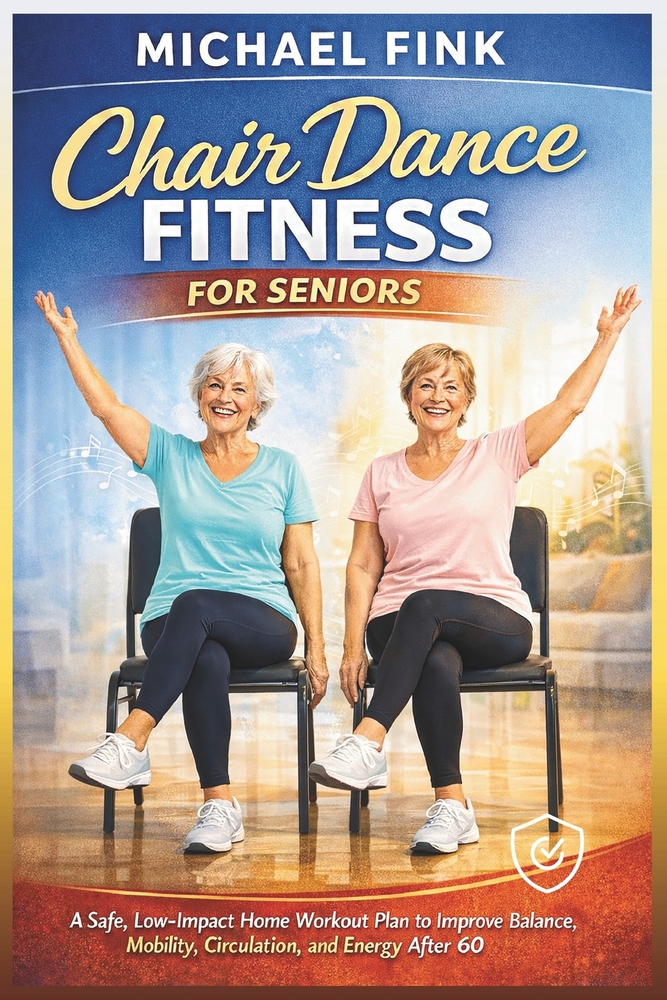 Chair Dance Fitness for Seniors: A Safe, Low-Impact Home Workout Plan to Improve Balance, Mobility, Circulation, and Energy After 60 cover