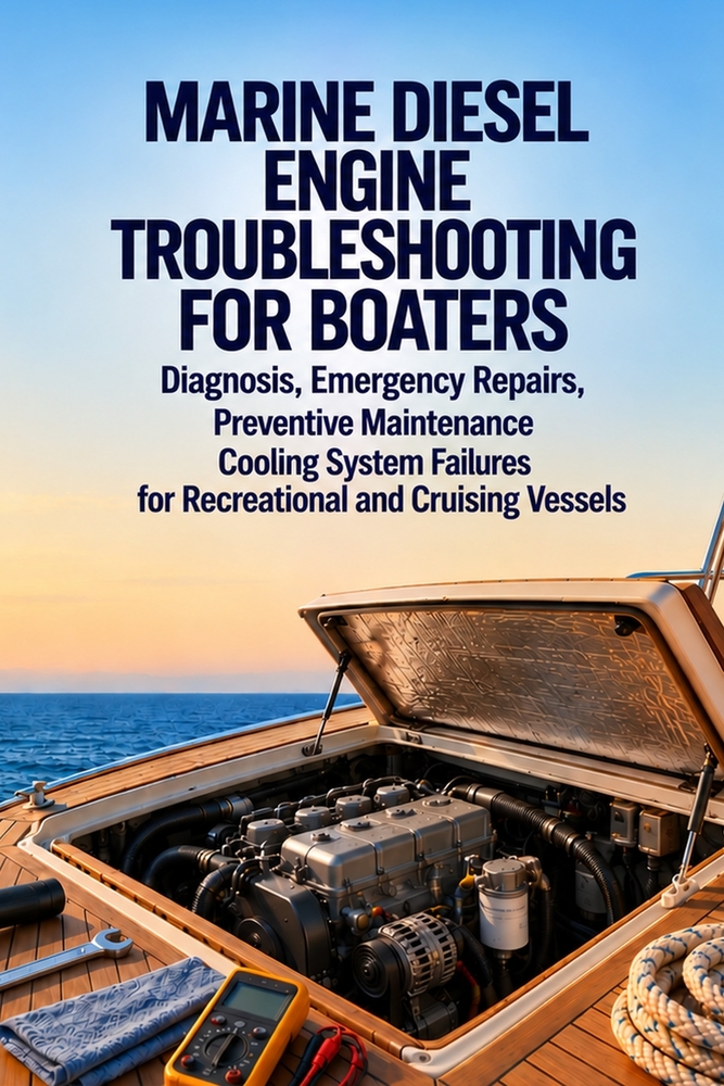 Marine Diesel Engine Troubleshooting for Boaters: Diagnosis, Emergency Repairs, Preventive Maintenance & Cooling System Failures for Recreational and cover