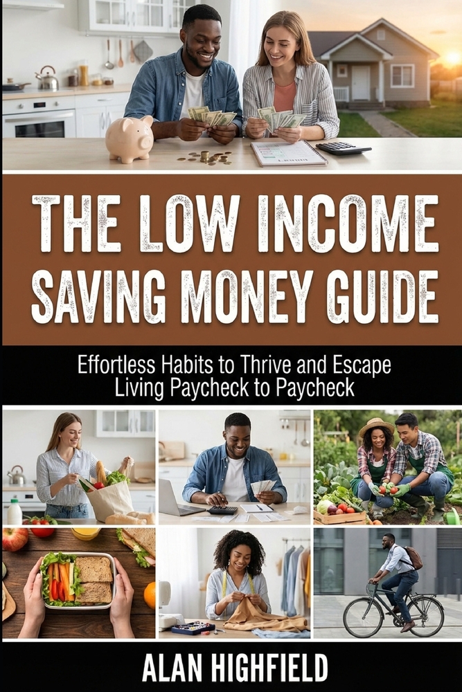 The Low Income Saving Money Guide: Effortless Habits to Thrive and Escape Living Paycheck to Paycheck Secret Low Budget Money Saving Hacks For Low Inc cover