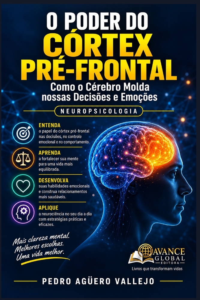 O Poder Do Córtex Pré-Frontal: Como o Cérebro Molda nossas Decisões e Emoções Neuropsicologia cover