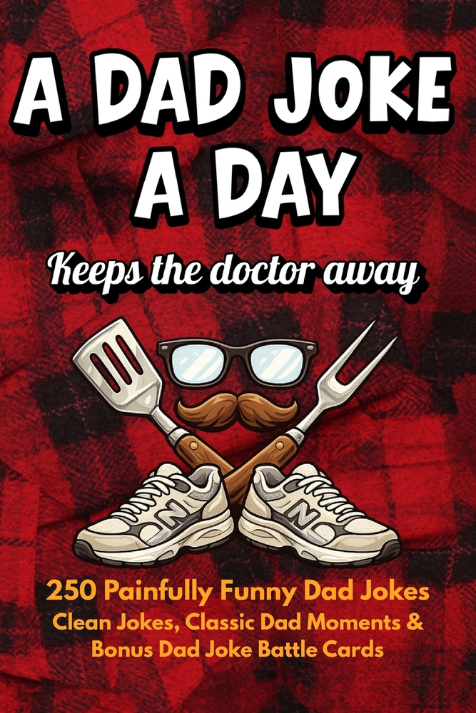 A Dad Joke A Day Keeps the Doctor Away: 250 Funny Dad Jokes, Puns, and One-Liners for All Ages cover