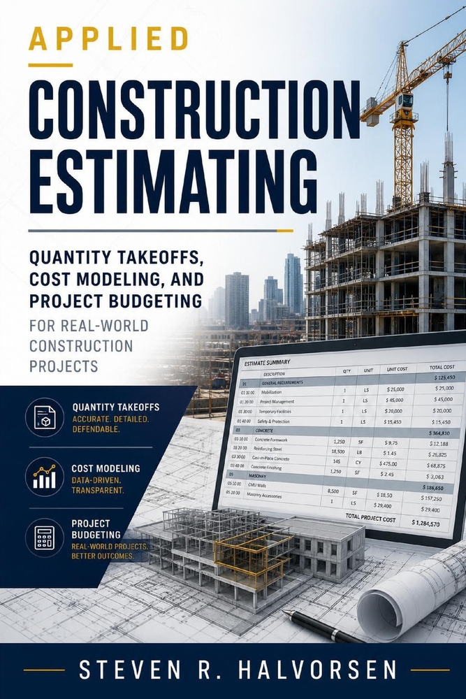 Applied Construction Estimating: Quantity Takeoffs, Cost Modeling, and Project Budgeting for Real-World Construction Projects cover