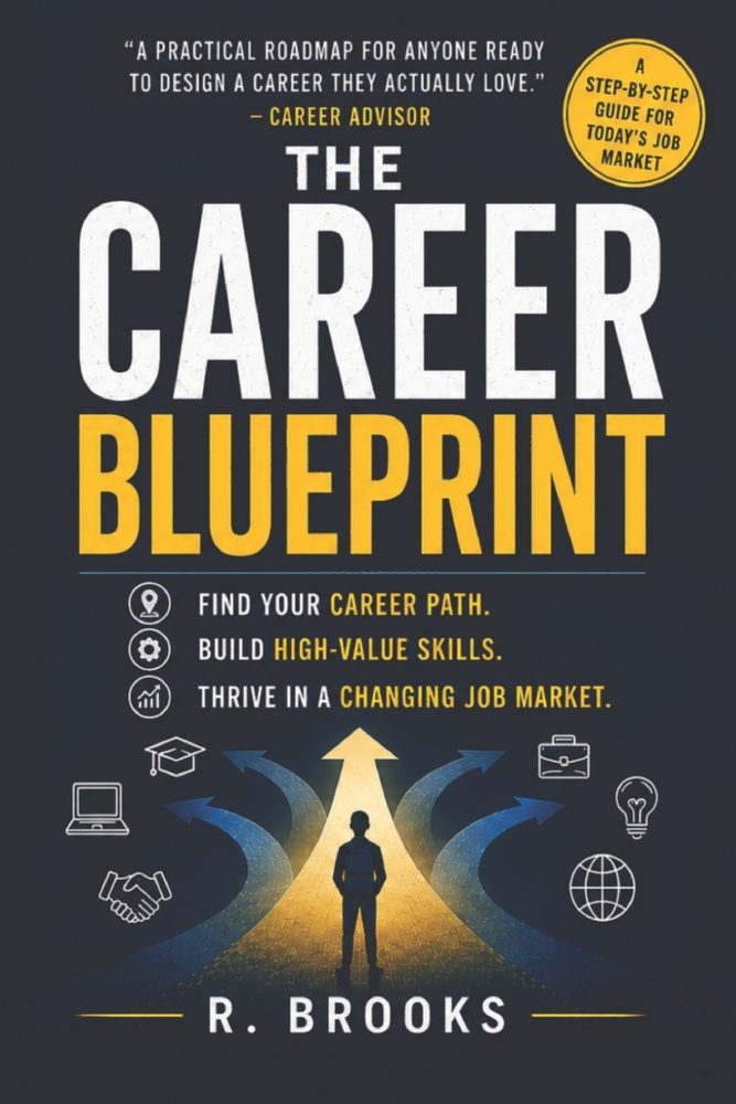The Career Blueprint: A Practical Guide to Choosing Your Path, Building Valuable Skills, and Navigating the Modern Job Market cover