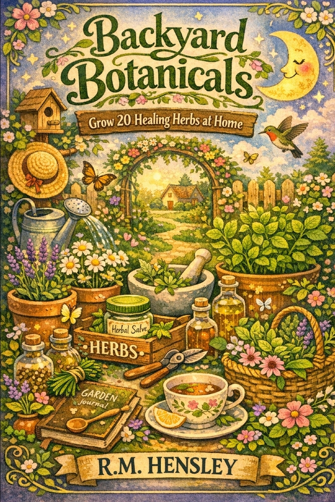 Backyard Botanicals, Grow 20 healing herbs at home cover