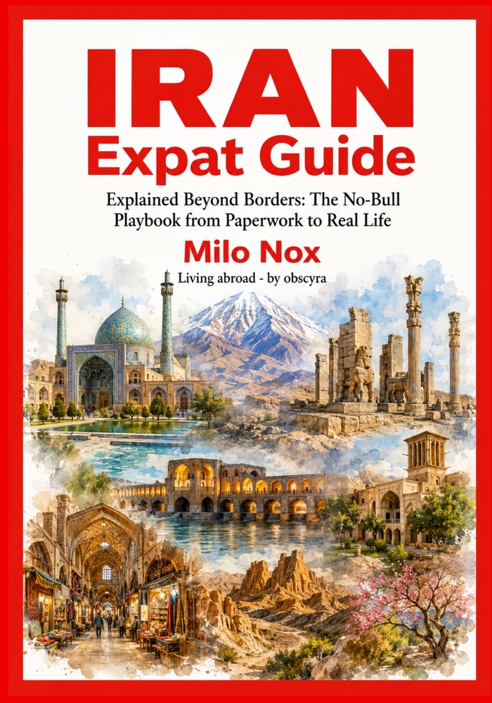 IRAN Expat Guide: Explained Beyond Borders: The No-Bull Playbook from Paperwork to Real Life cover