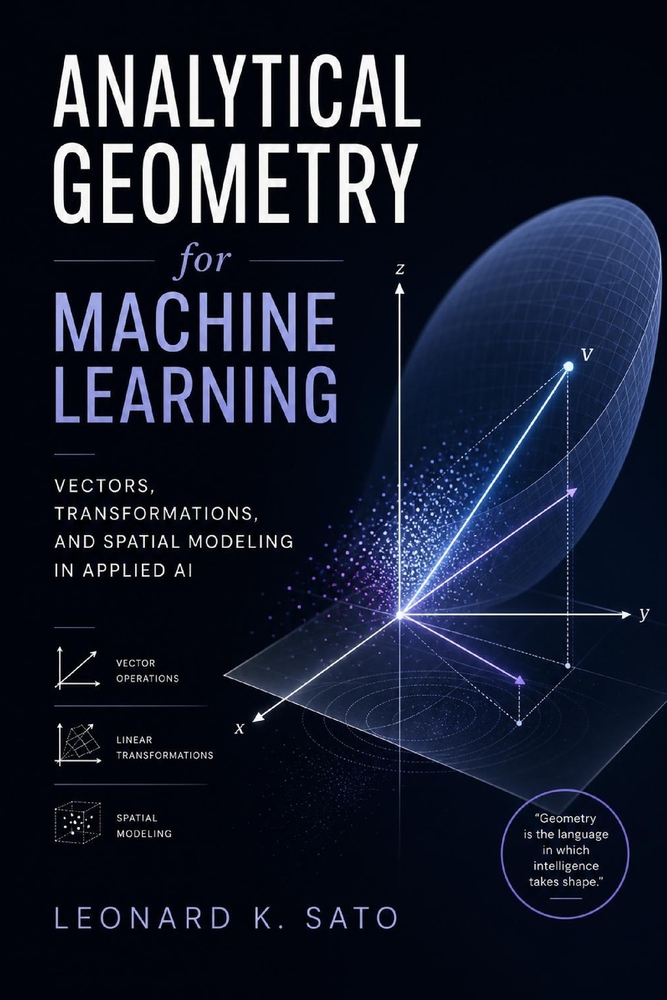 Analytical Geometry for Machine Learning: Vectors, Transformations, and Spatial Modeling in Applied AI cover