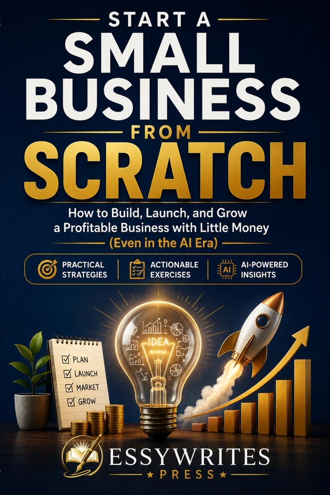 Start a Small Business from Scratch: How to Build, Launch, and Grow a Profitable Business with Little Money (Even in the AI Era) cover