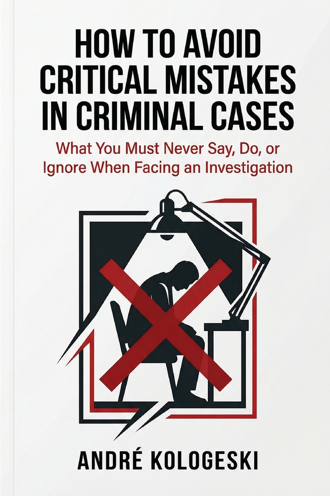 How to Avoid Critical Mistakes in Criminal Cases: What You Must Never Say, Do, or Ignore When Facing an Investigation cover