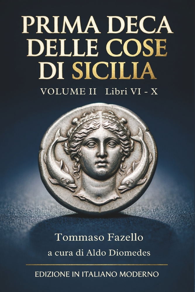 Prima Deca delle cose di Sicilia Volume 2: Libri VI - X Edizione inedita in italiano moderno cover