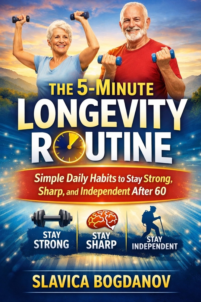 The 5-Minute Longevity Routine: Simple Daily Habits to Stay Strong, Sharp, and Independent After 60 cover