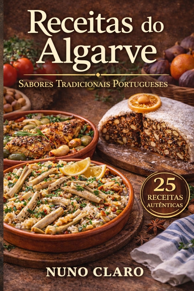 Receitas do Algarve: Sabores Tradicionais Portugueses cover