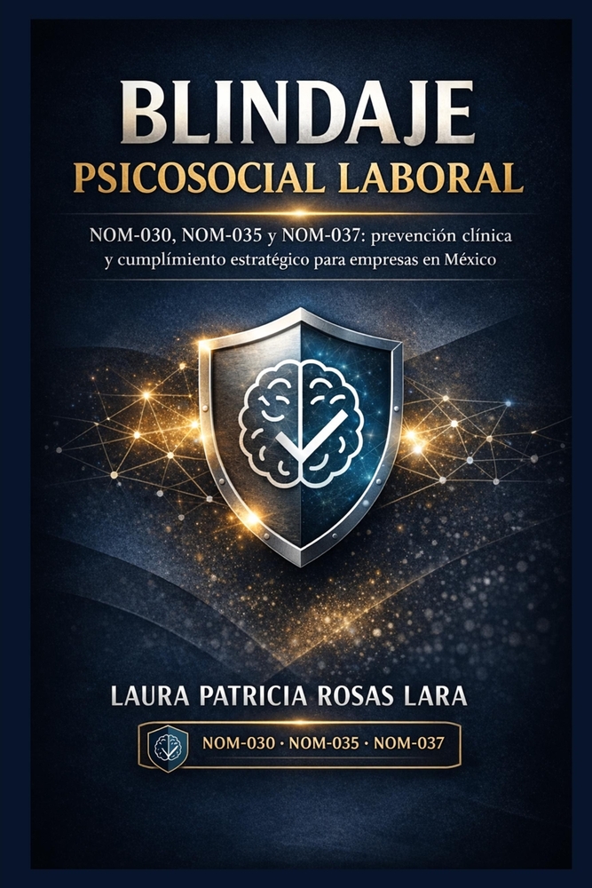 Blindaje Psicosocial Laboral: NOM-030, NOM-035 y NOM-037: prevención clínica y cumplimiento estratégico para empresas en México cover