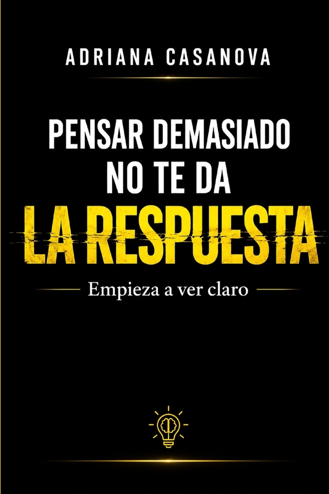 Pensar demasiado no te da la respuesta: Empieza a ver claro cover