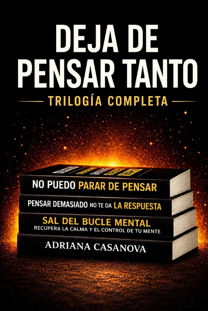 Deja de pensar tanto: El sistema completo para recuperar el control de tus pensamientos cover