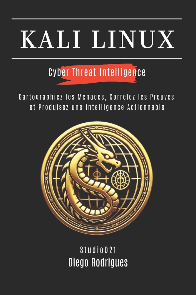 Kali Linux Cyber Threat Intelligence: Cartographiez les Menaces, Corrélez les Preuves et Produisez une Intelligence Actionnable cover