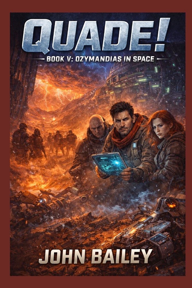 Quade! Book V: Ozymandias in Space cover