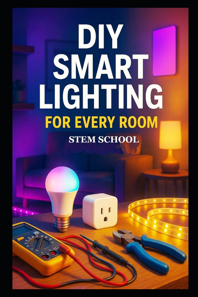 DIY Smart Lighting for Every Room: Easy Home Automation Projects for Beginners with Energy-Efficient Lighting Design cover