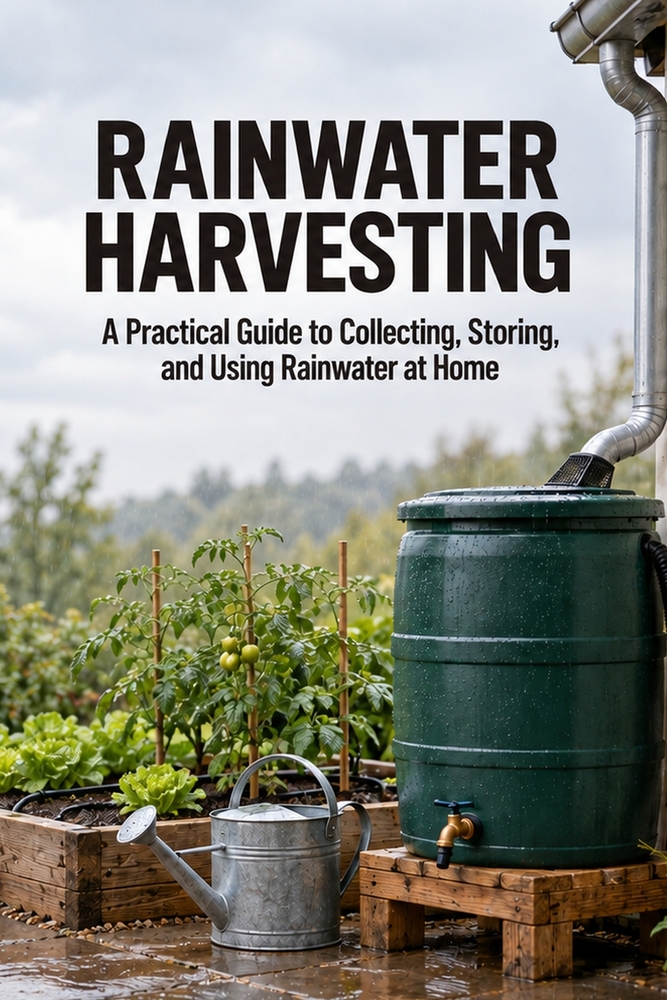 Rainwater Harvesting: A Practical Guide to Collecting, Storing, and Using Rainwater at Home cover