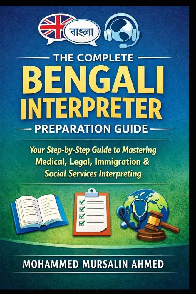 The Complete Bengali Interpreter Preparation Guide: A Step-by-Step Manual for Bengali-English Community Interpreters in Canada cover
