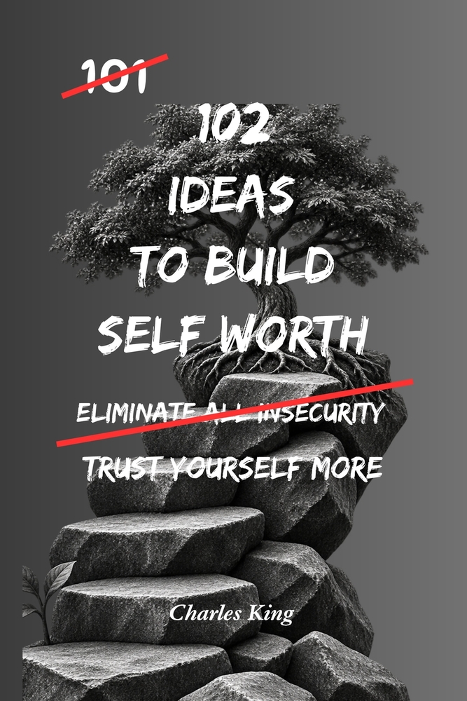 102 Ideas To Build Self Worth: No Extreme Confidence. No Perfect Self Belief. Simple Everyday Ideas To Build Self Respect, Trust Your Decisions, and T cover