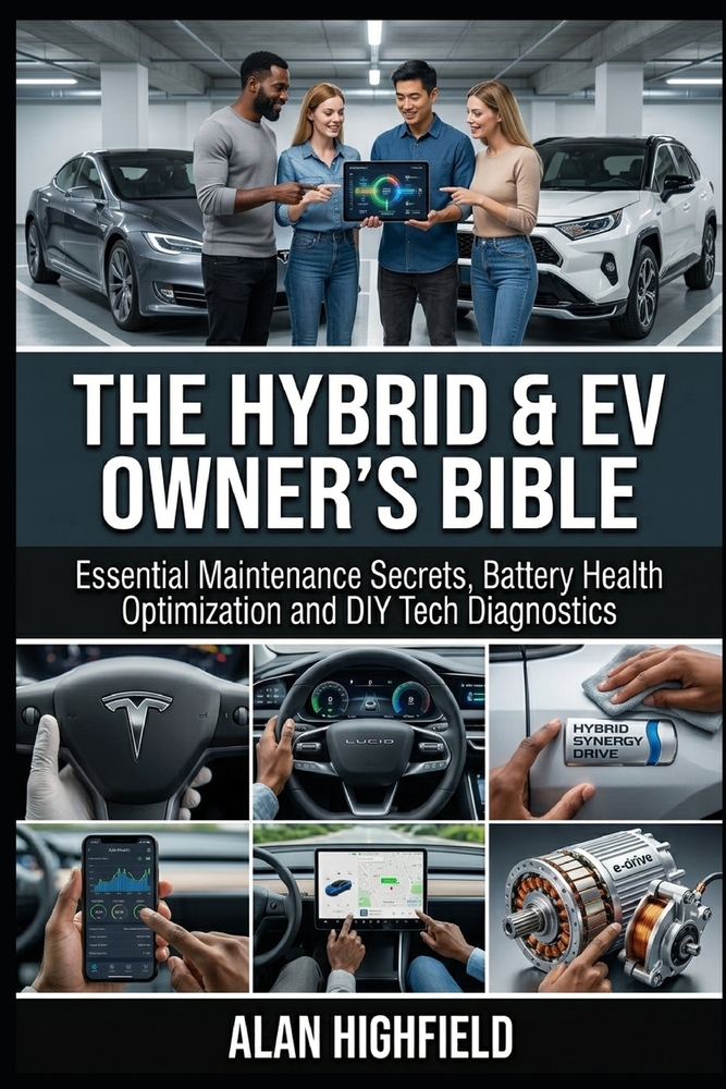 The Hybrid & EV Owner's Bible: Your Beginner's Guide To Essential Maintenance Secrets, Battery Health Optimization & DIY Tech Diagnostics Used EV/Hybr cover