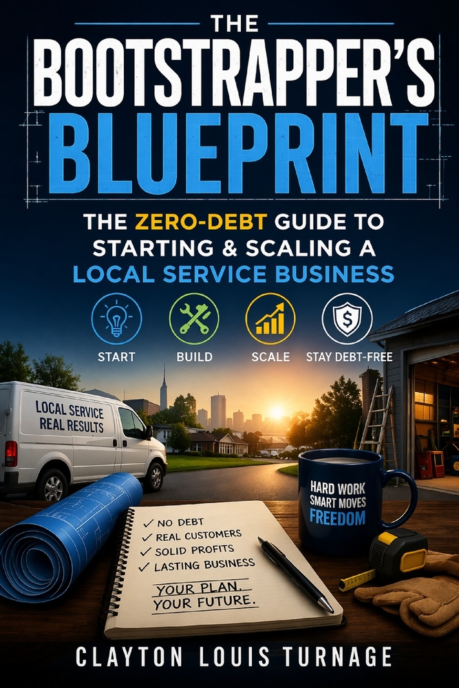 The Bootstrapper's Blueprint: The Zero-Debt Guide to Starting & Scaling a Local Service Business cover