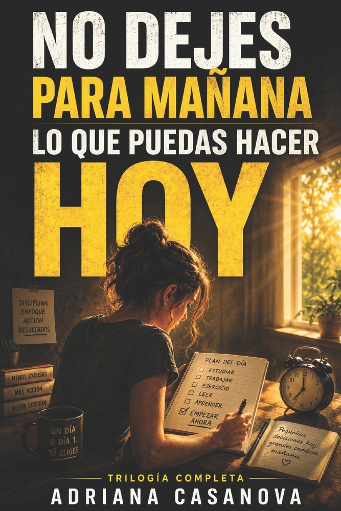 No dejes para mañana lo que puedas hacer hoy: Guía práctica para dejar de procrastinar y empezar a actuar cover