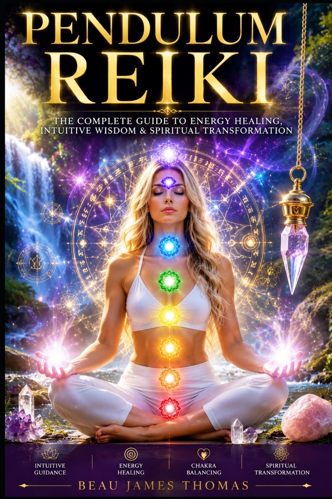 Pendulum Reiki: A Complete Master's Guide to Chakra Balancing, Sacred Oscillations & Harnessing Pendulum Power in Reiki Energy Healing cover