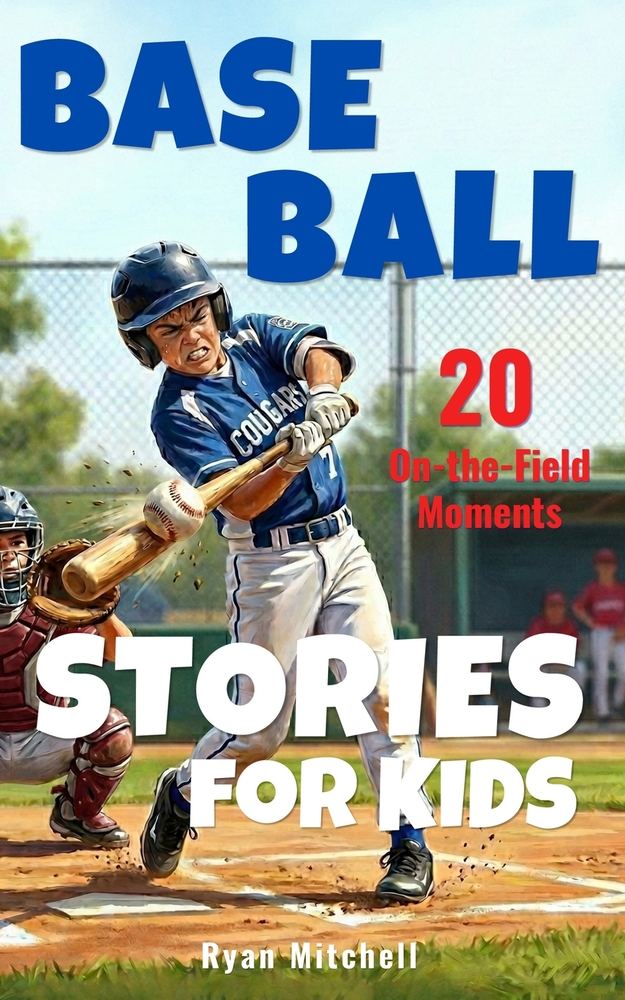 Baseball Stories for Kids: 20 On-the-Field Moments: Short Baseball Stories About Real Plays and Game Situations for Ages 8-12 cover