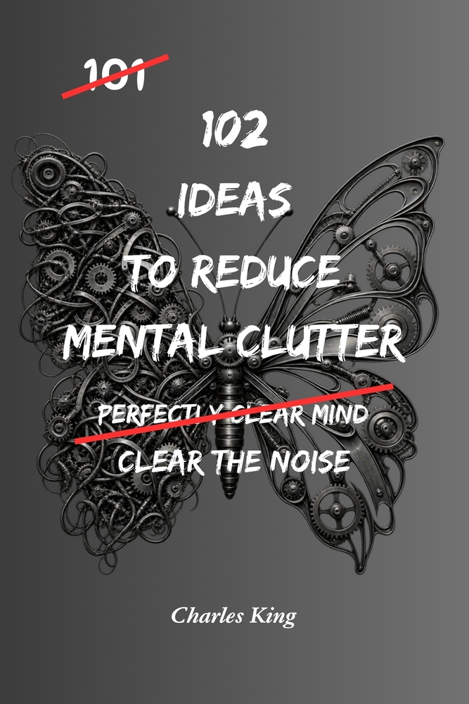 102 Ideas To Reduce Mental Clutter: No Perfect Focus. No Constant Clarity. Simple Everyday Ideas To Reduce Mental Clutter, Limit Overthinking, and Cle cover