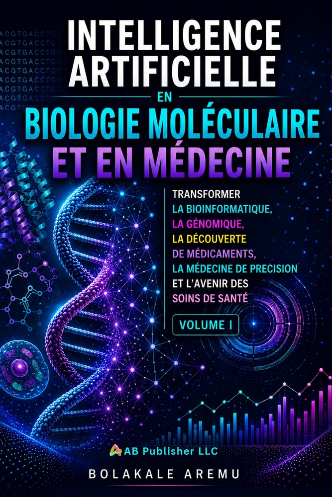 Intelligence artificielle en biologie moléculaire et en médecine: Applications avancées en recherche biomédicale et en médecine de précision cover