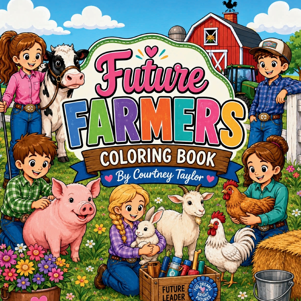 Future Farmers Coloring Book cover