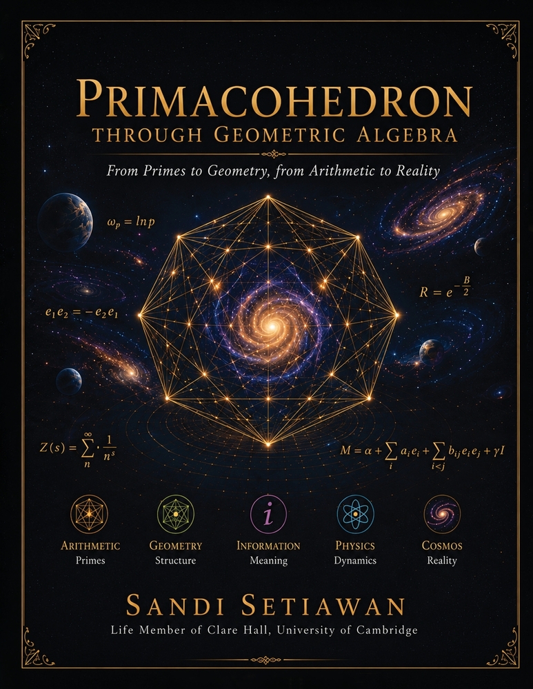 Primacohedron: THROUGH GEOMETRIC ALGEBRA From Primes to Geometry, from Arithmetic to Reality cover