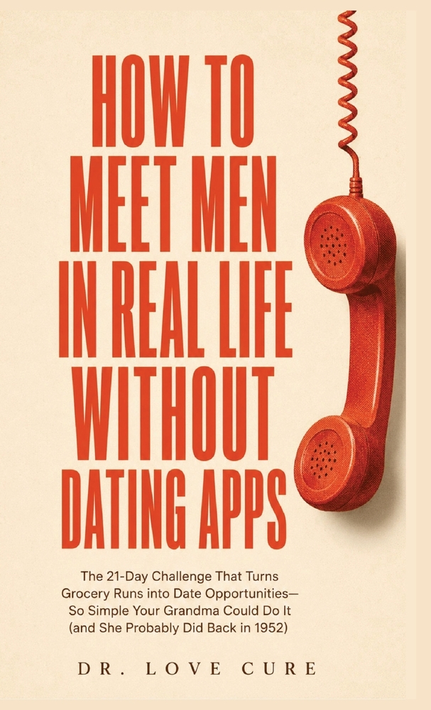 How to Meet Men in Real Life Without Dating Apps: The 21-Day Challenge That Turns Grocery Runs into Date Opportunities-So Simple Your Grandma Could Do cover