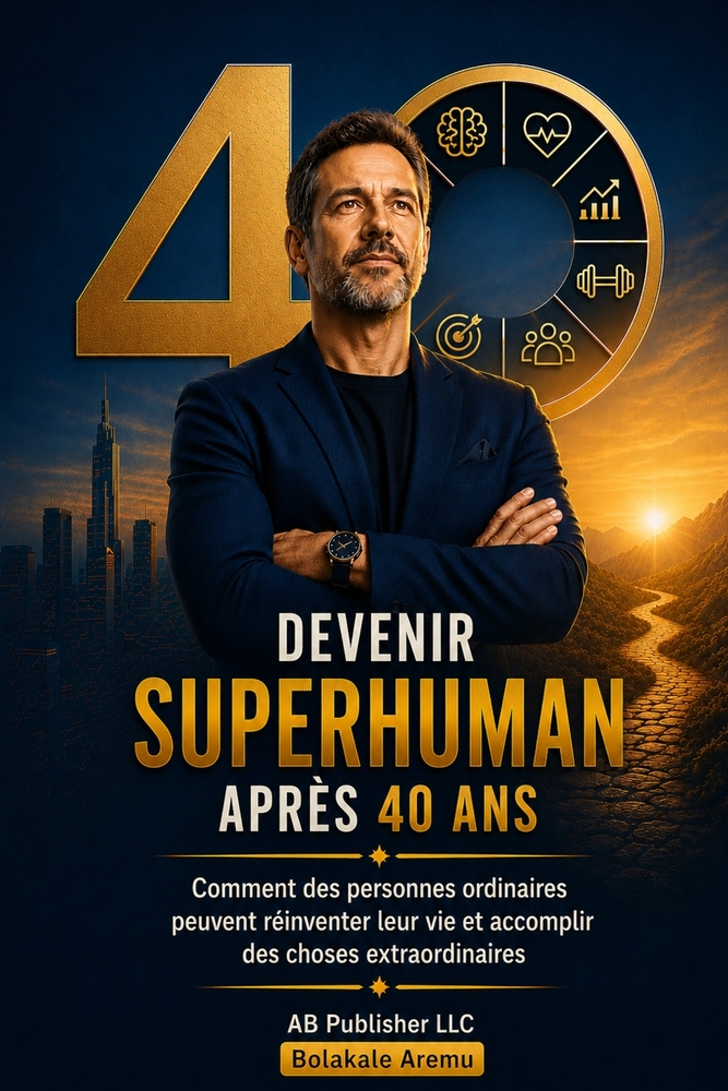 Devenir superhumain après 40 ans: Comment des personnes ordinaires peuvent réinventer leur vie et accomplir des choses extraordinaires cover