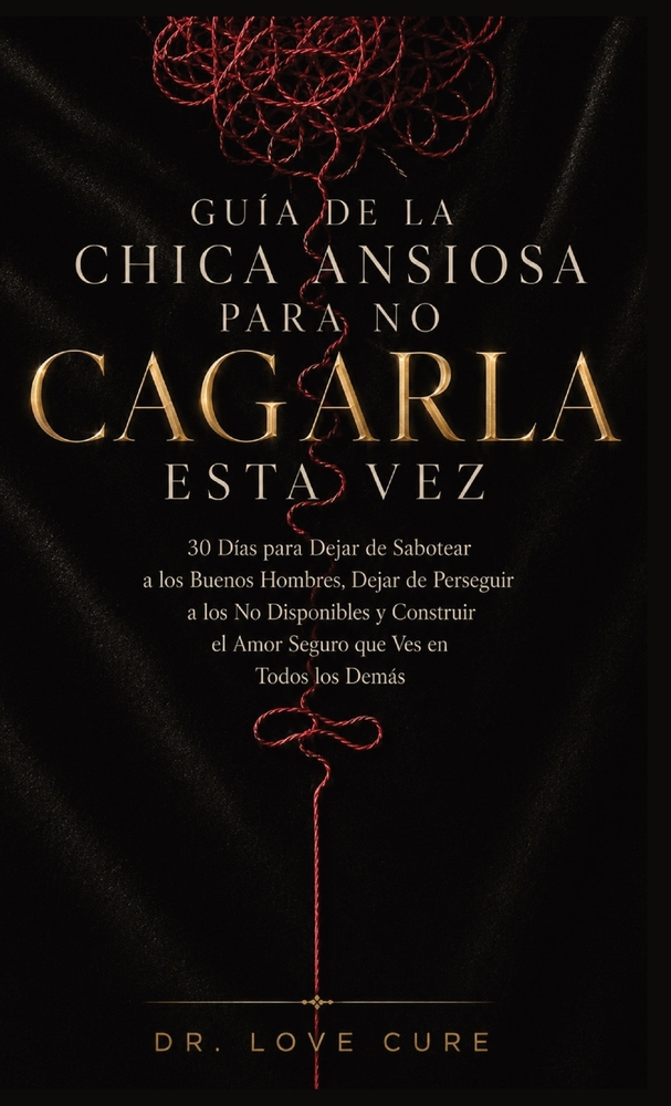 Guía De La Chica Ansiosa Para No Cagarla Esta Vez: 30 Días para Dejar de Sabotear a los Buenos Hombres, Dejar de Perseguir a los No Disponibles y Cons cover