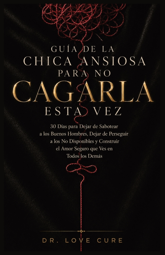 Guía De La Chica Ansiosa Para No Cagarla Esta Vez: 30 Días para Dejar de Sabotear a los Buenos Hombres, Dejar de Perseguir a los No Disponibles y Cons cover