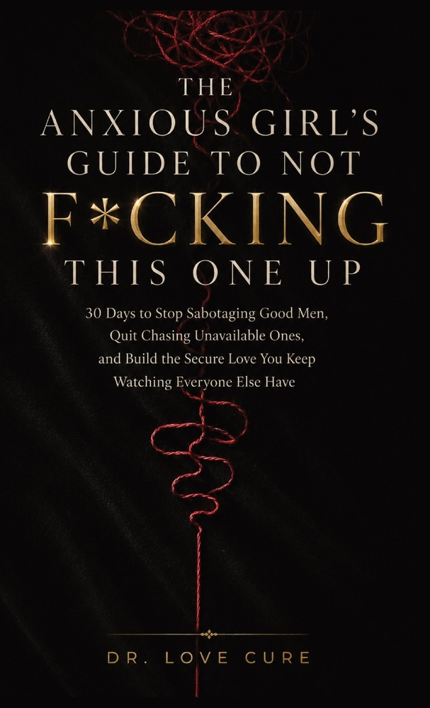 The Anxious Girl's Guide to Not F*cking This One Up: 30 Days to Stop Sabotaging Good Men, Quit Chasing Unavailable Ones, and Build the Secure Love You cover