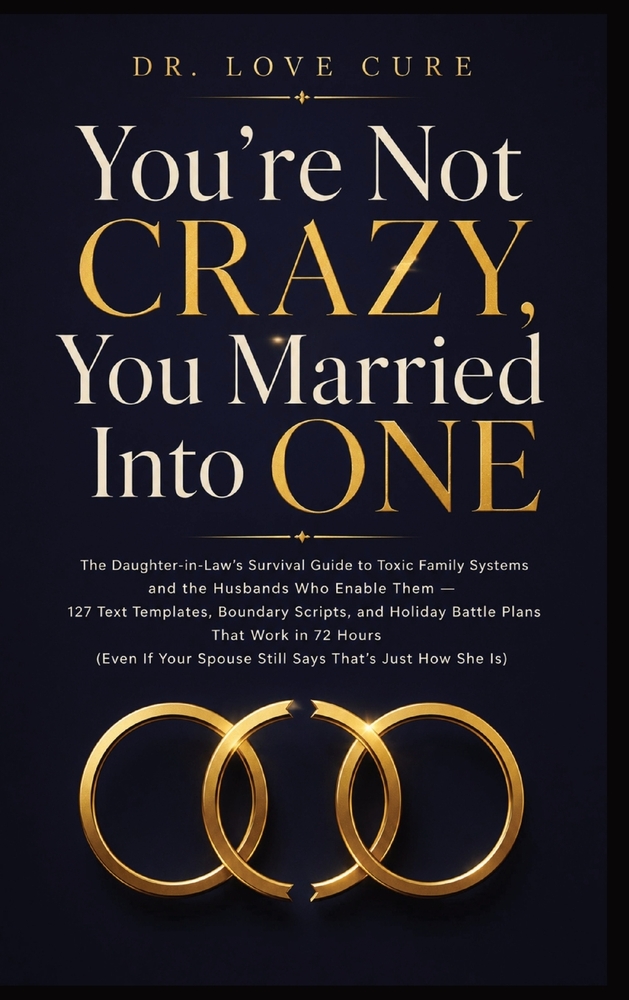 You're Not Crazy, You Married Into One: The Daughter-in-Law's Survival Guide to Toxic Family Systems and the Husbands Who Enable Them - 127 Text Templ cover