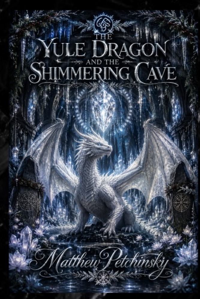 The Yule Dragon and the Shimmering Cave cover