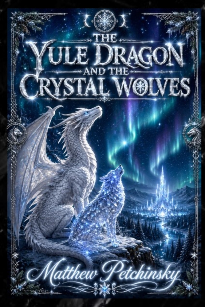 The Yule Dragon and the Crystal Wolves cover