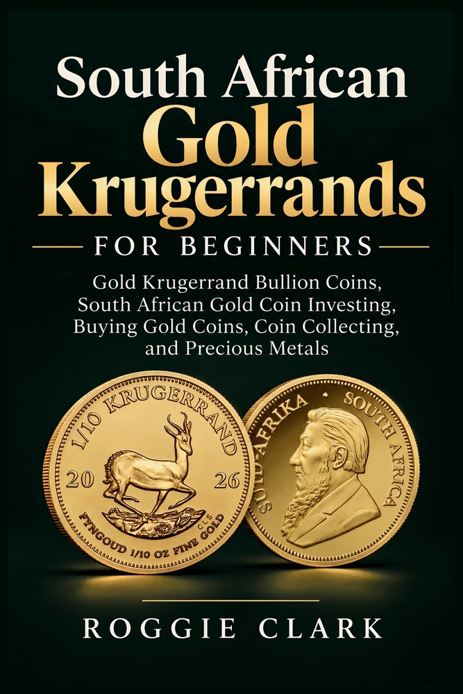 South African Gold Krugerrands for Beginners: Gold Krugerrand Bullion Coins, South African Gold Coin Investing, Buying Gold Coins, Coin Collecting, an cover