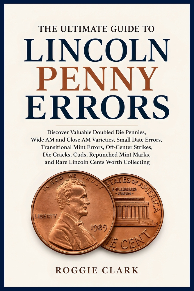 The Ultimate Guide to Lincoln Penny Errors: Discover Valuable Doubled Die Pennies, Wide AM and Close AM Varieties, Small Date Errors, Transitional Min cover