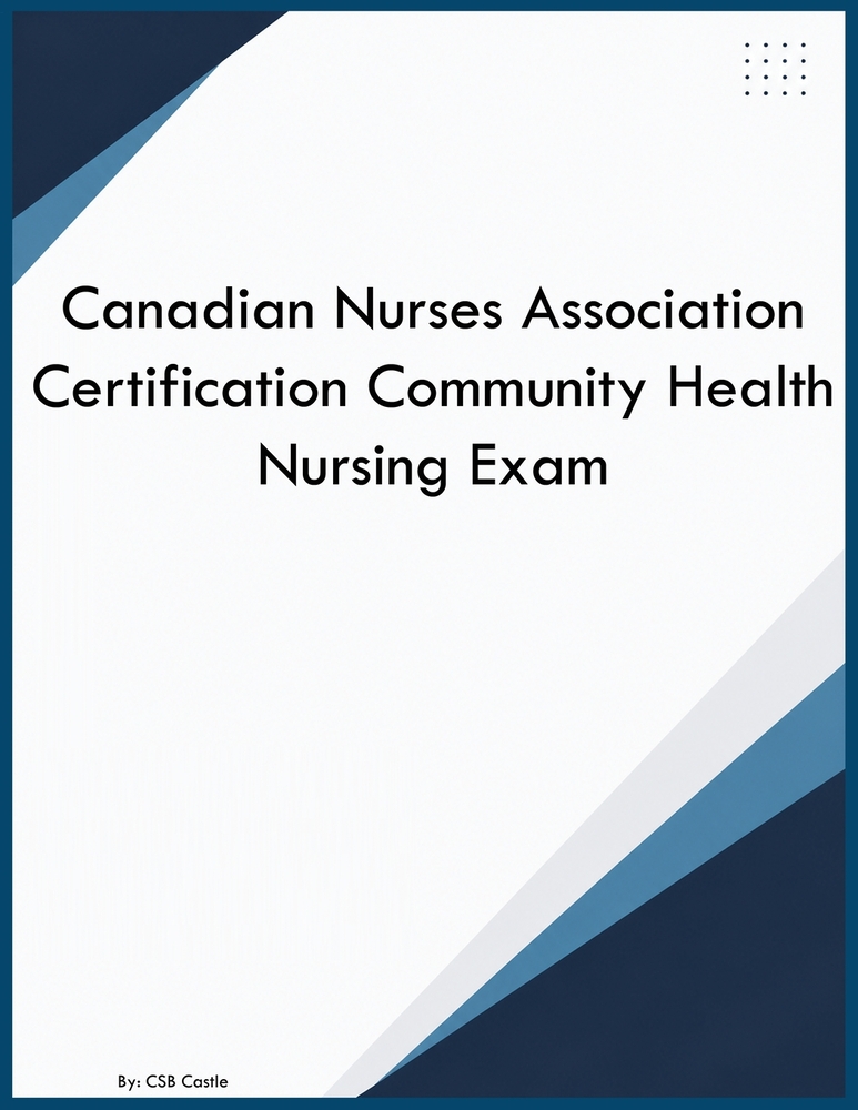 Canadian Nurses Association Certification Community Health Nursing Exam cover